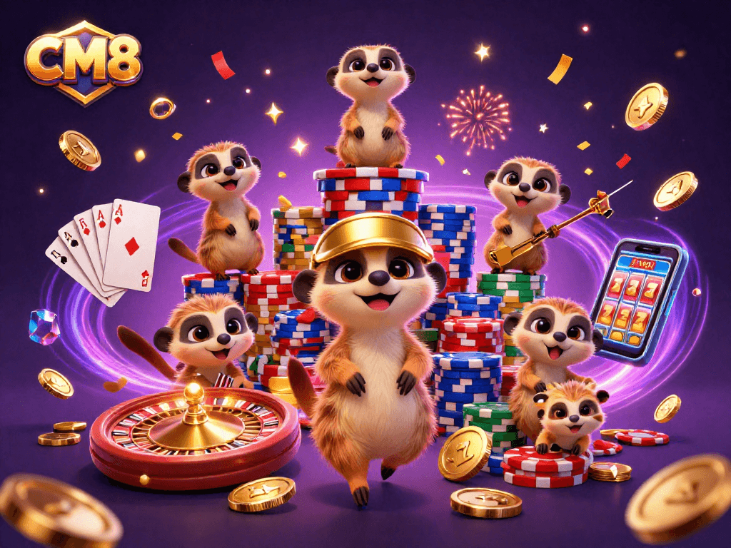 Experience the thrill at CM8, where meerkats run the casino with excitement and big wins!