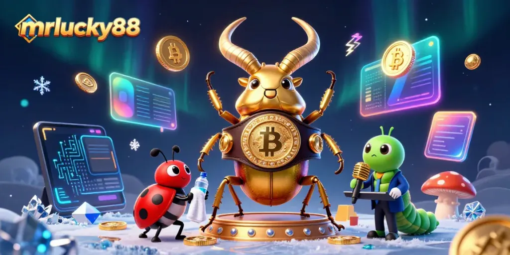 Play at mrlucky88 and experience thrilling stakes with golden beetle and vibrant casino elements.