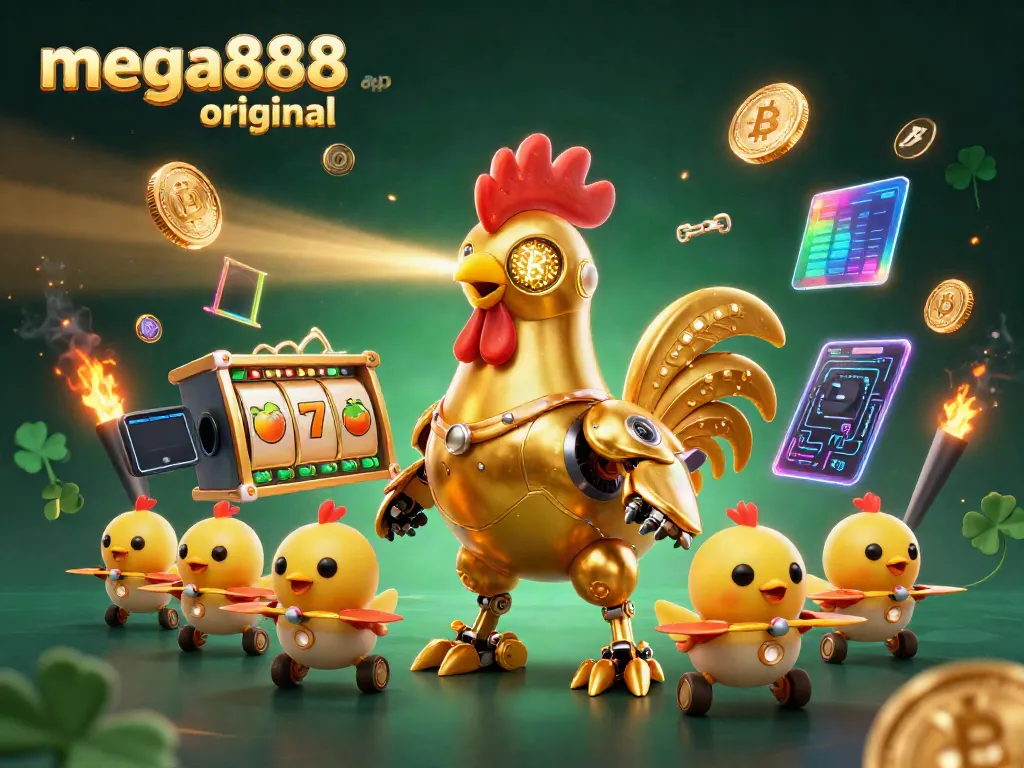 Experience the excitement of winning with the mega888 app original featuring vibrant casino elements.