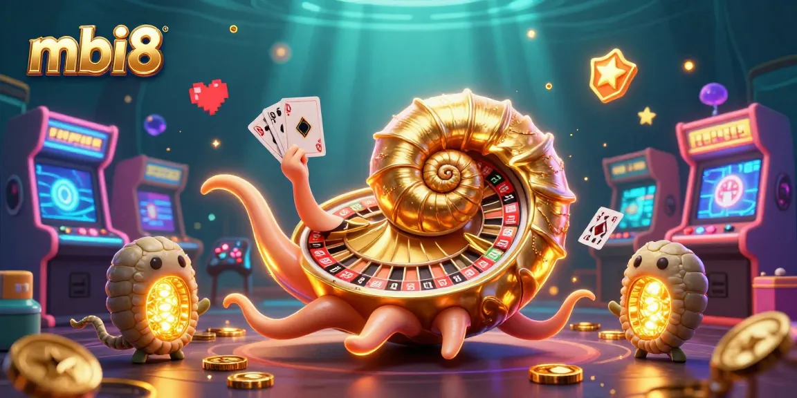 Experience thrilling entertainment at mbi8 with the animated 3D nautilus, roulette, and casino game excitement.