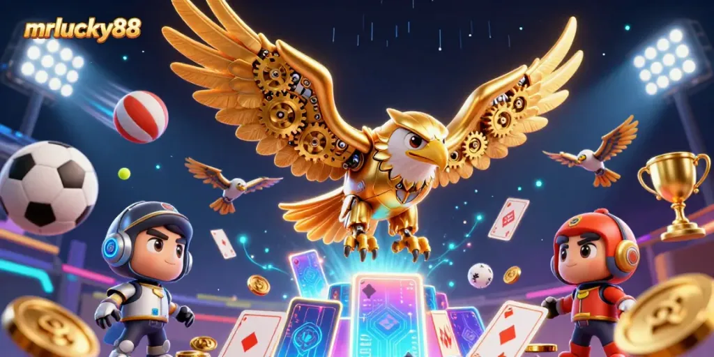 Experience thrilling gameplay at mrlucky88 with dynamic sports betting scenes and electrifying casino graphics.