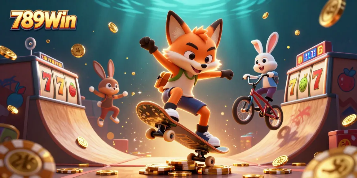 Experience the thrill of 789Win with dynamic gameplay, showcasing vibrant casino elements.