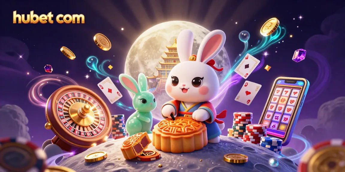 Experience thrilling gameplay at hubet com with an exciting illustration of a folklore scene blending casino elements.