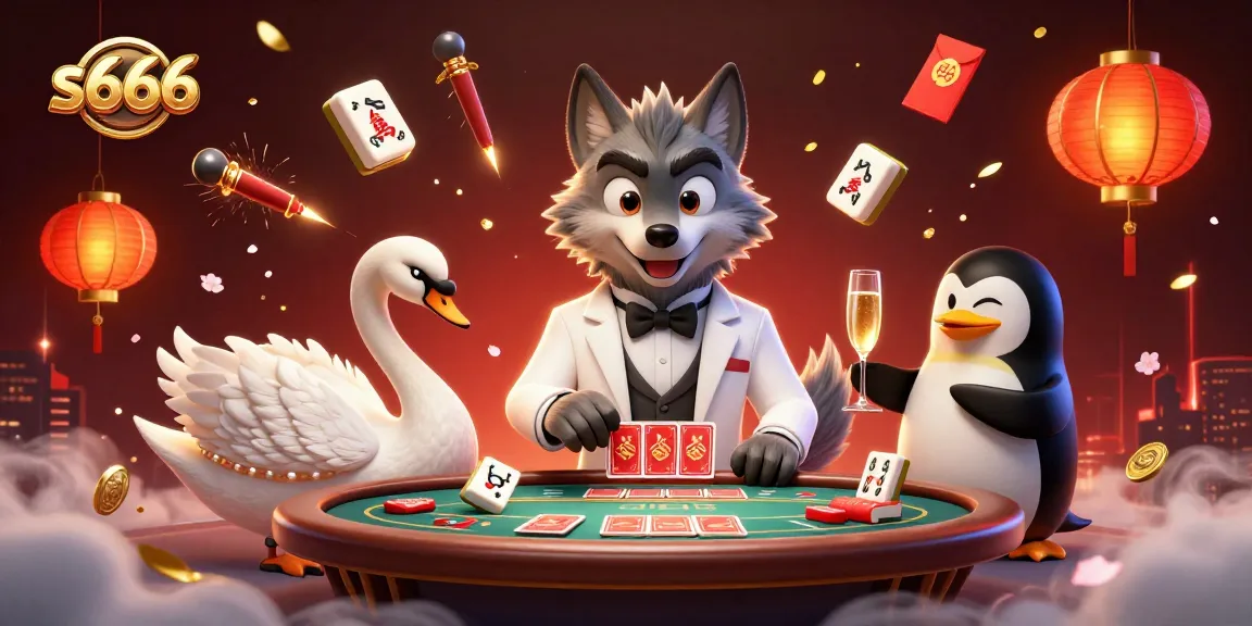 Experience the thrilling s666 gaming atmosphere with elegant characters at a baccarat table.