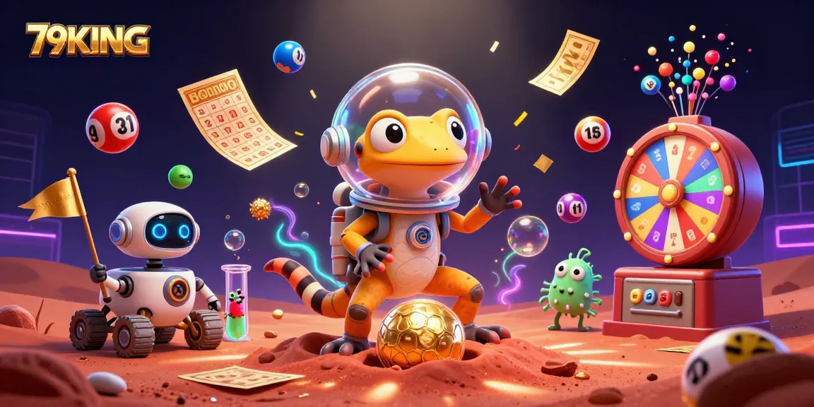 79KING showcases an exciting 3D casino adventure with a Martian gecko and dynamic gambling elements.
